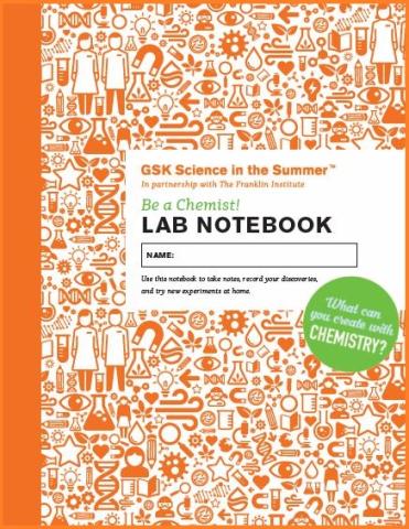 Be a Chemist Lab Notebook cover