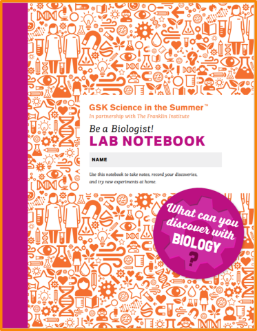 Be a Biologist Lab Notebook cover