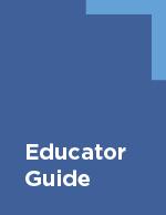 Educator guide in blue