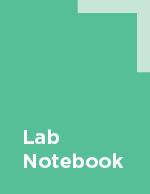 Lab notebook in green