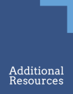 Blue rectangle with the words Additional Resources