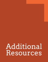 Orange rectangle with the words Additional Resources
